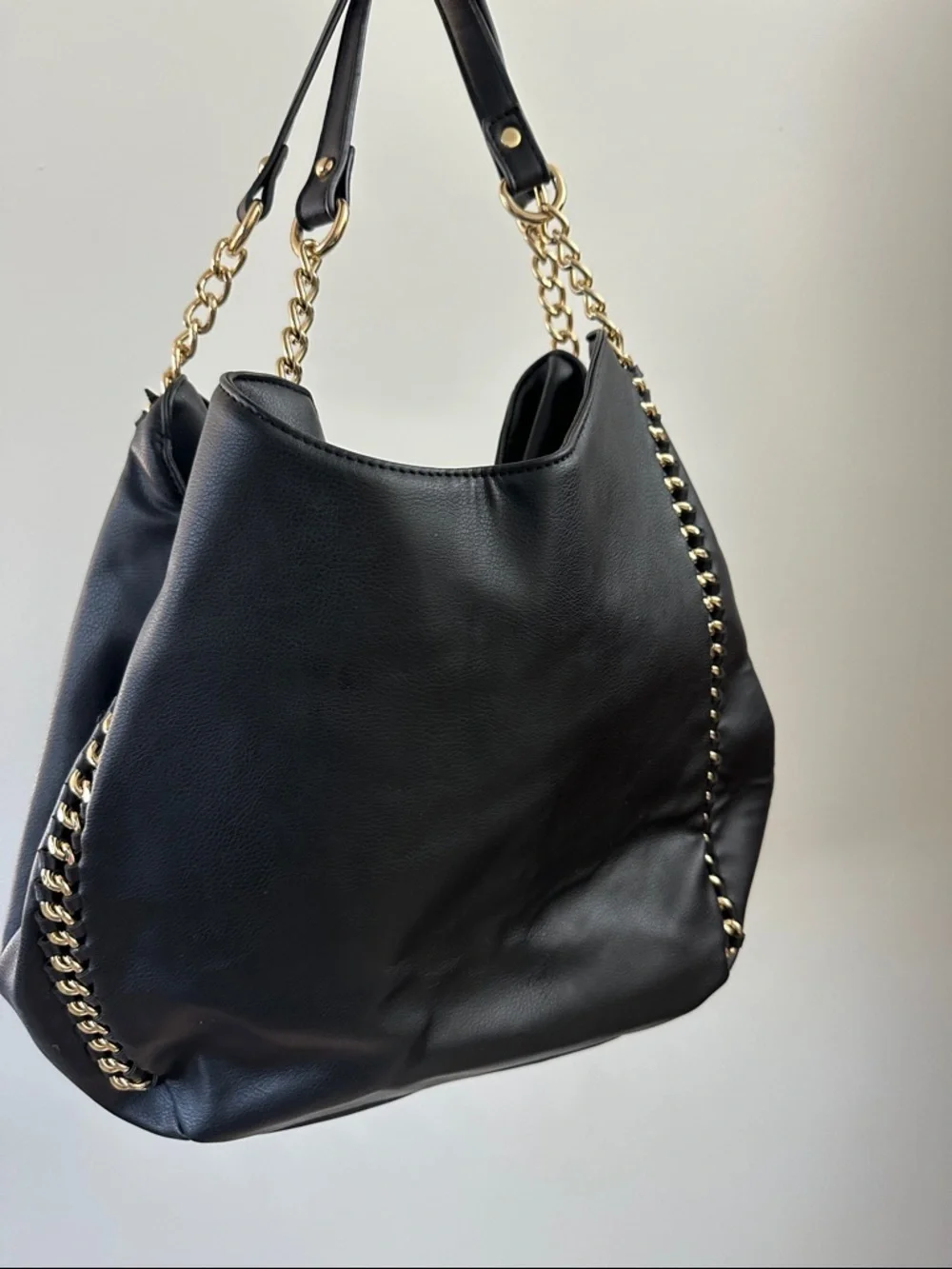 Bebe Colette Triple Entry Black Hobo Bag